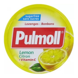 Pulmoll bonbons citron sans sucre boîte de 45gr