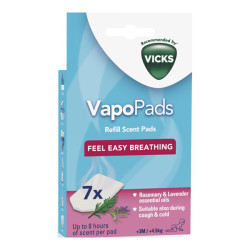 Vicks VapoPads 7 recharges parfumées romarin lavande