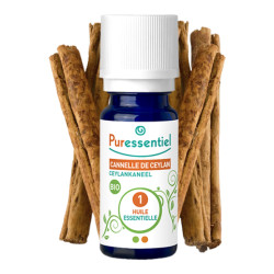 Puressentiel Cannelle de Ceylan huile essentielle bio 5ml