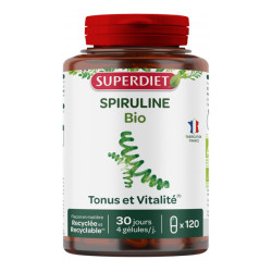 Superdiet spiruline bio 120 gélules