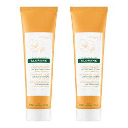Klorane crème dépilatoire à l'amande douce lot de 2 x 150ml