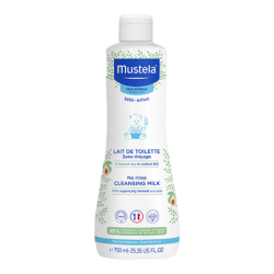 Mustela lait de toilette sans rinçage à l'avocat bio 750ml